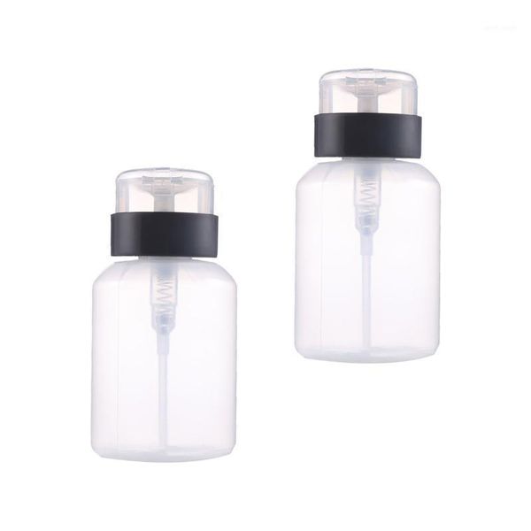 

storage bottles & jars 210ml 2pcs nail polish pump liquid subpackage bottle size