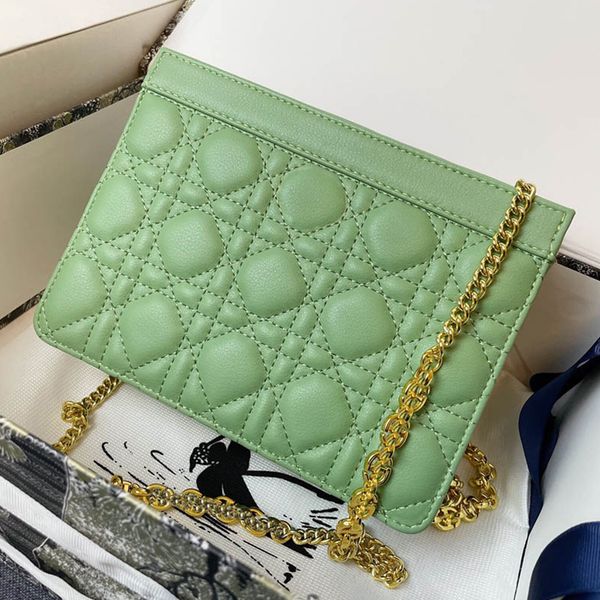 

golden chain armpit bag luxury brand ladies shoulder bags high-quality hardware leather ladies classic clutch multifunctional wallet