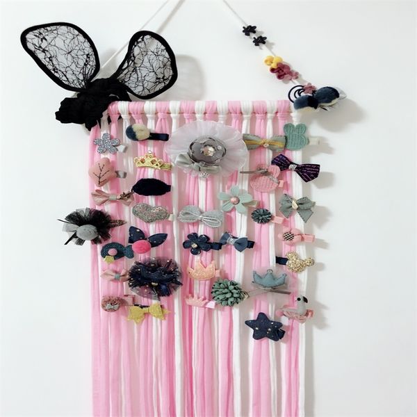 

ins hairpin storage belt decorate wall hanging headwear wool girl portable clips container hair accessories organizer more design 11zd k2