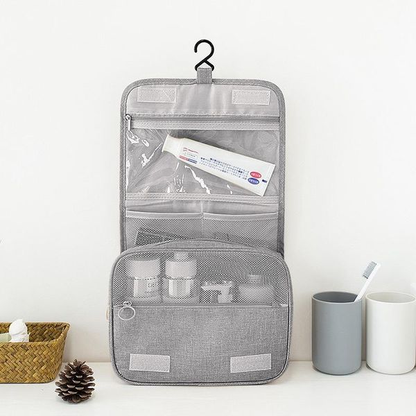 

waterproof women's necessaire cosmetic bag beautician professional toiletry organizer females travel pouch accessories supplies bags &