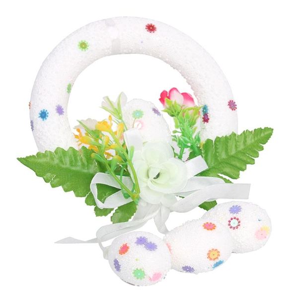 

easter egg wreath garland pendant diy door hanging ornament decoration for home a9lb decorative flowers & wreaths