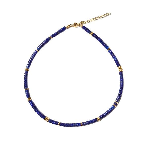 

chokers handmade stone round piece necklace man simple retro natural choker 2121 winter ethnic style jewelry gift for women, Golden;silver