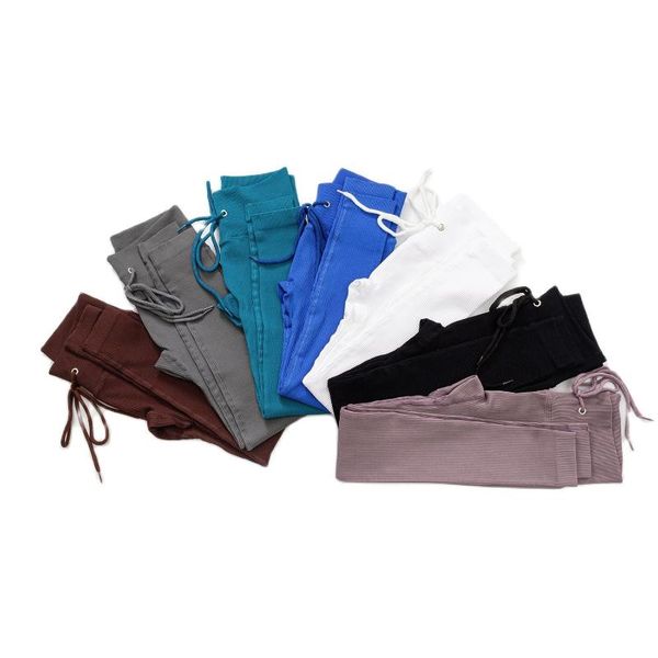 

yoga outfit women ridded seamless sports leggings fitness workout push up high waisted tights sweatpants female gym clothing pants