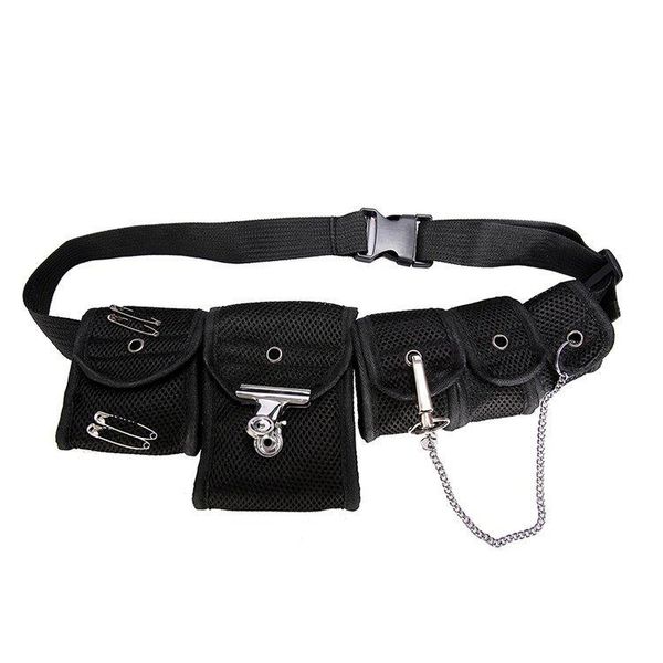 

cool streetwear waist chest bag for men women mesh tactical package whit 5 pockets hip-hop packs belt bags