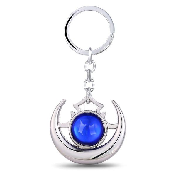 

keychains hsic drop games around dota 2 logo pendant metal alloy keychain figure jewelry accessories 3.2*3.6cm 10966, Silver