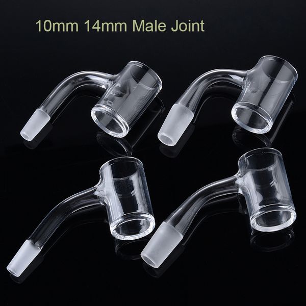 Heady mais novo acessórios para fumar totalmente solda 10mm 14mm articulação masculina sem costura quartzo banger beveled borda para plataformas de água tubos de água banger unhas