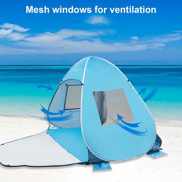 

tents and shelters 2 persons camping tent up beach outdoor travel windproof waterproof awning summer with bag