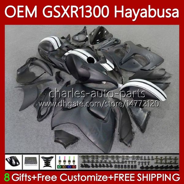 OEM Hayabusa per SUZUKI GSXR-1300 GSXR 1300 CC 1300CC 77No.24 GSXR1300 08 2008 2009 2010 2011 2012 2013 GSX R1300 2014 2015 2016 2017 2018 2019 Kit carenatura nero opaco