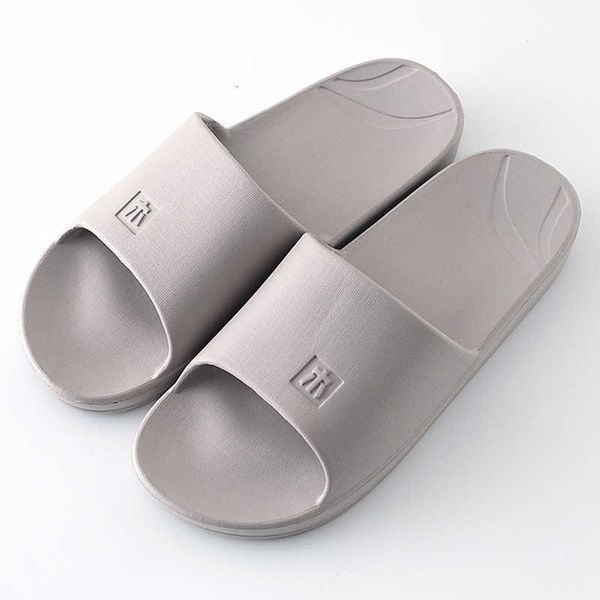 

slippers bath non-slip eva for men solid fashion indoor casual shoes male outdoor beach hn03, Black