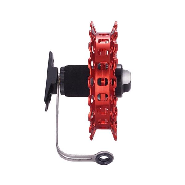 

12x8x15cm fishing wheel metal hollow vessel raft reel front baitcasting reels