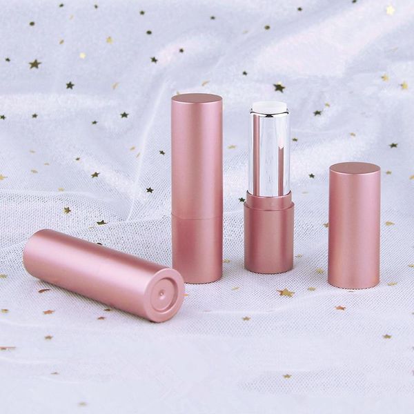 

10/30pcs matte rose gold empty lip gloss container diy lipstick tube 12.1mm tubes cosmetic tool wholesale storage bottles & jars