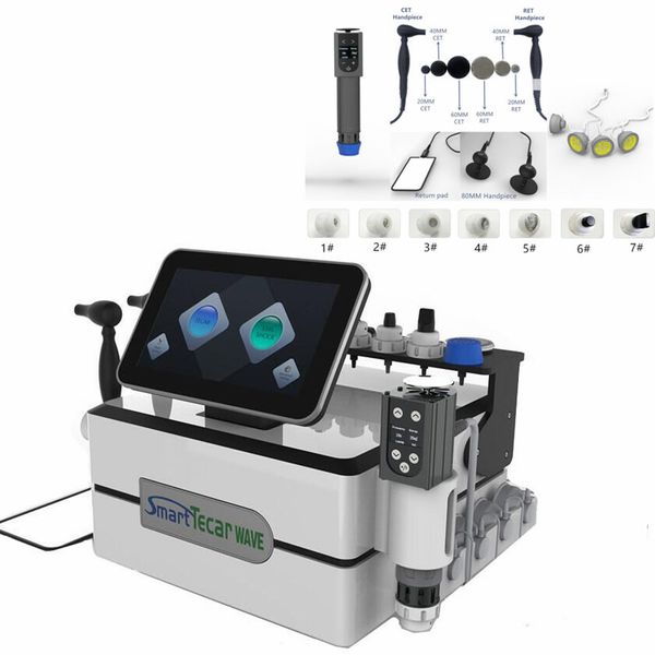 

portable smart tecar wave massage physiothrepay for fuoo body massager