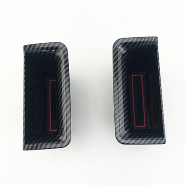 

car organizer side storage box abs armrest bin carbon fiber for escape kuga 2021