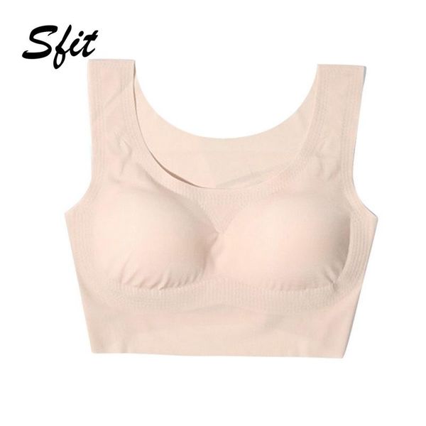 

gym clothing sfit 2021 women bra without trace sleep thin no steel wheel shockproof running workout fitness high impact push up vest, White;black