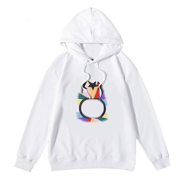 

2021 hoodie autumn and winter fashion trend all match sweater solid color look resistant multi embroidered pocket couple models jacket with, Black