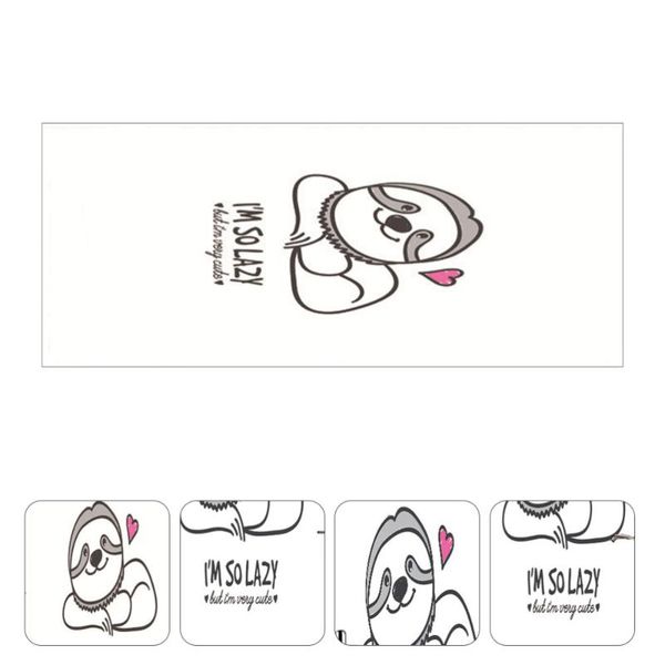 

wallpapers 1 pair creative cartoon door stickers durable self-adhesive decal for home