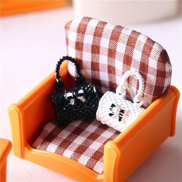 

decorative objects & figurines 1/12 dollhouse decoration accessories fashion straight tube bag butterfly carry miniature items model ob11 sc