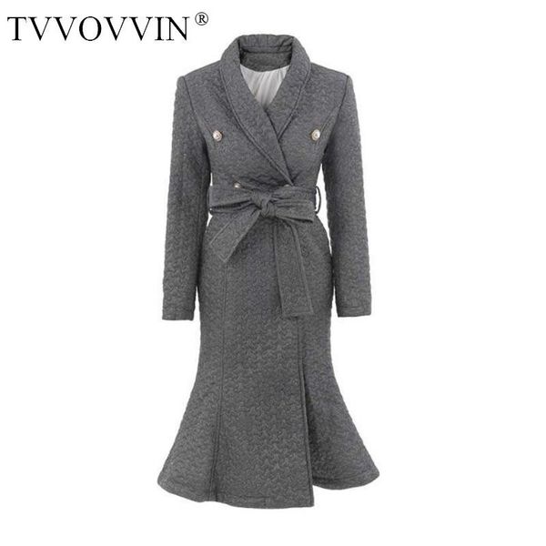

trench coat bandage double women breasted vintage black fashion long winter overcoat 2021 jc0w women's coats, Tan;black