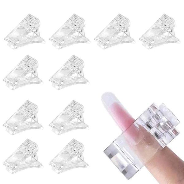 

nail art kits q81b quick building tips curve shaping fixing clip for gel extension