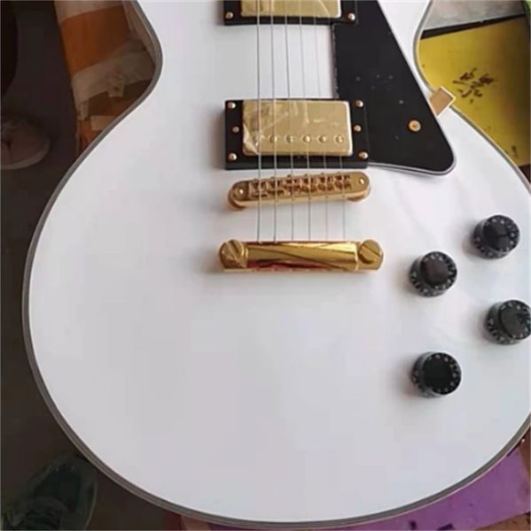 

customized ebony fretboard white gloss electric guitar as customer's requests guitars guitarra