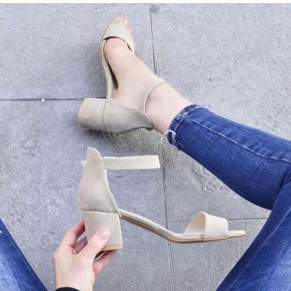 

mst-035 ten suede summer women dress shoes high heels boat wedding with, Black