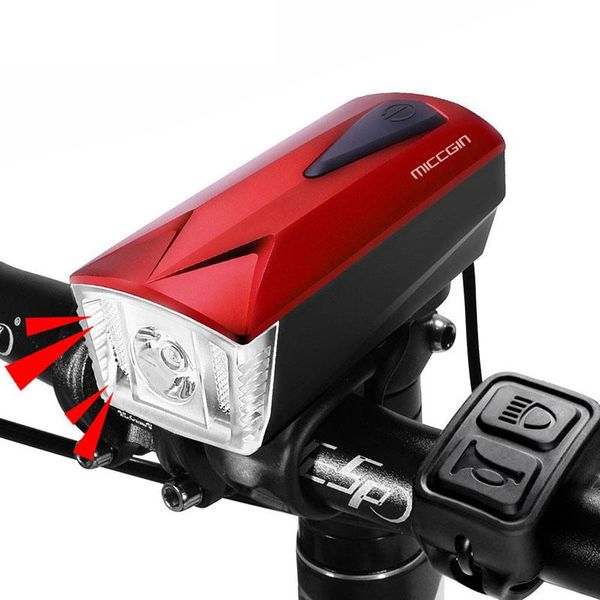 

bike lights led light front remote horn bicycle lantern for cycling bell usb rechargeable speaker lamp