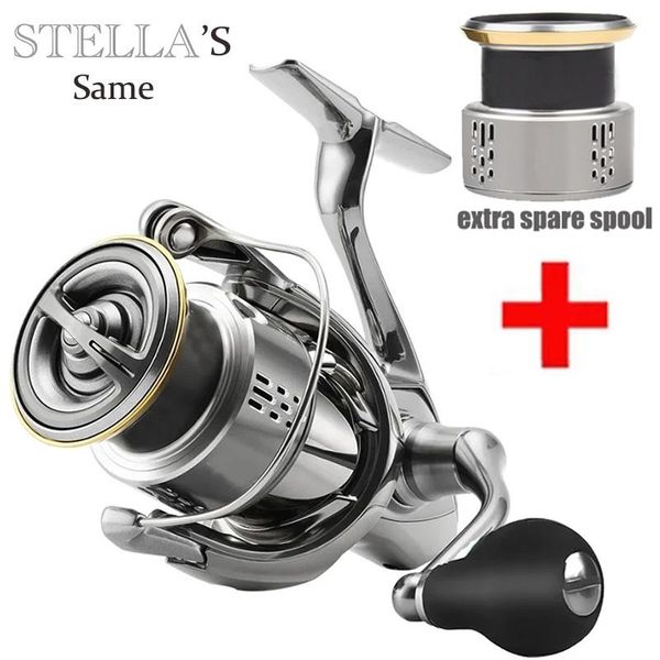 

baitcasting reels stella'same design spinning fishing reel 9+1bb max drag 55(lb) with spare spool sg1000-sg6000