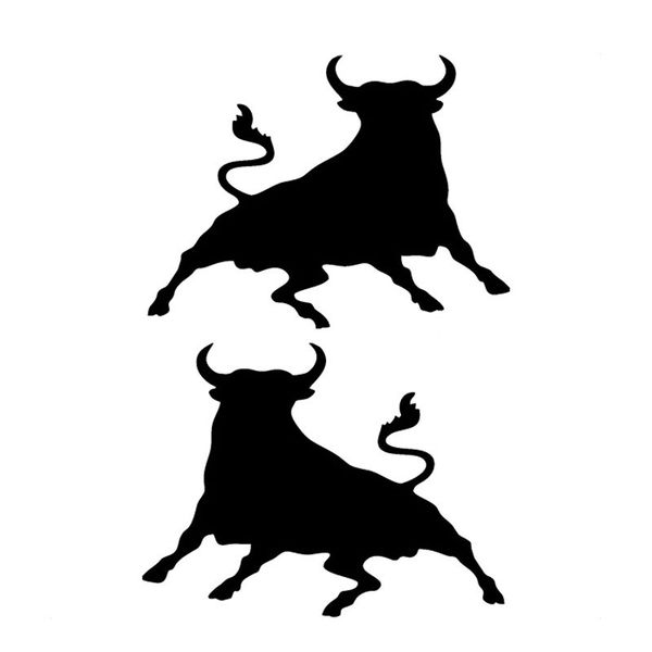 

10.5*16cm spanish bull car stickers cattle performance motorcycle race car stickers and decals c2-0042