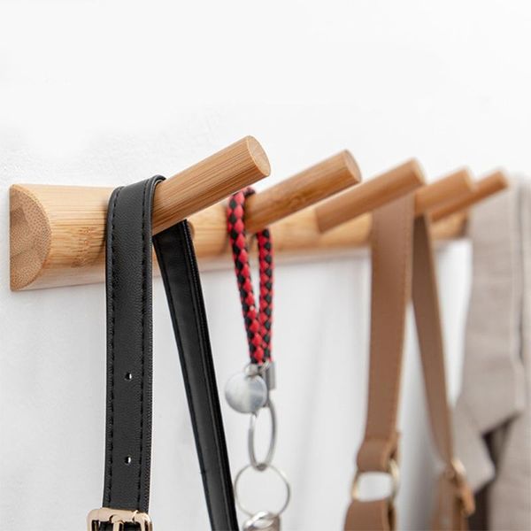 

hooks & rails wood coat hanger wall hook home decorative accessories clothes hangers key holder mounted rack shelf