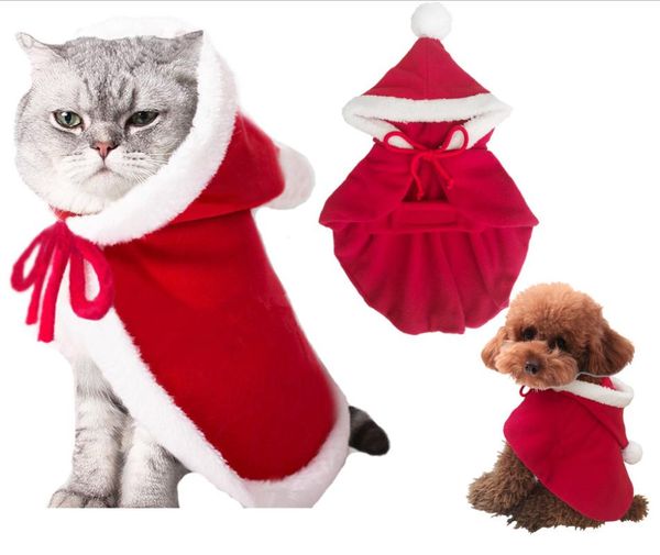 

cat costumes belmil santa claus dog costume cloak suit for puppy clothes funny christmas pet clothing cosplay