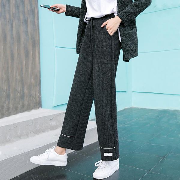 

women's leggings retro womens cotton pants streetwear and blouses warm, Black