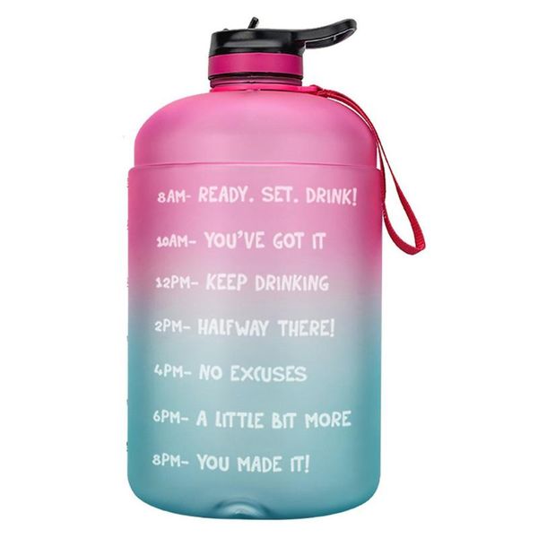 

water bottle with straw clear plastic drinking bottles gym tool jug bpa sports cup