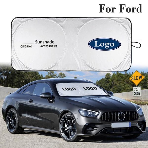 

car sunshade rear window emblem sun shade for mustang ranger thunerbird flex escort taurus contour logo windshield front