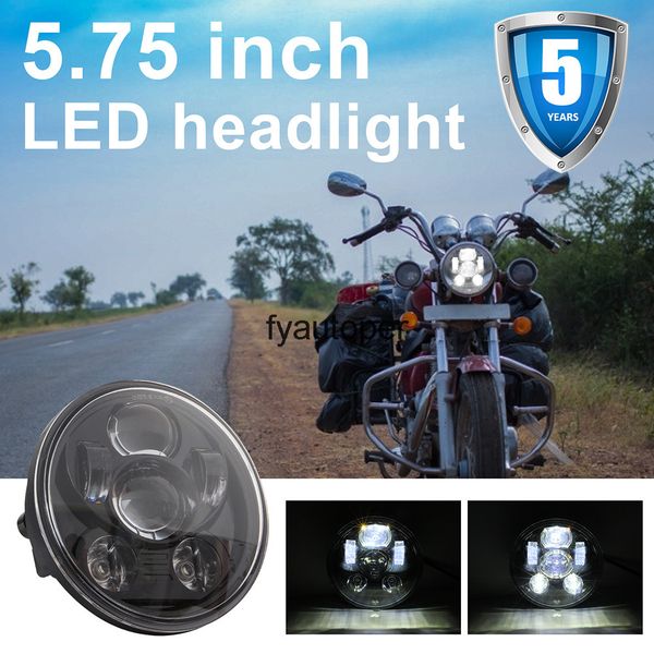 

universal 5.75 inch led car motorcycle headlight h4 phare farol moto headlamp head light for harley