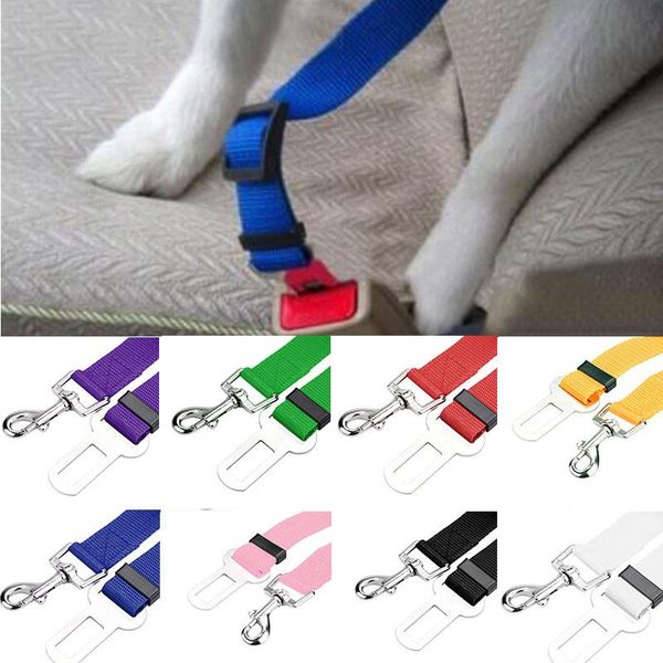 

dog car seat covers 2021 fsshion vehicle belt seatbelt lead clip pet cat safety