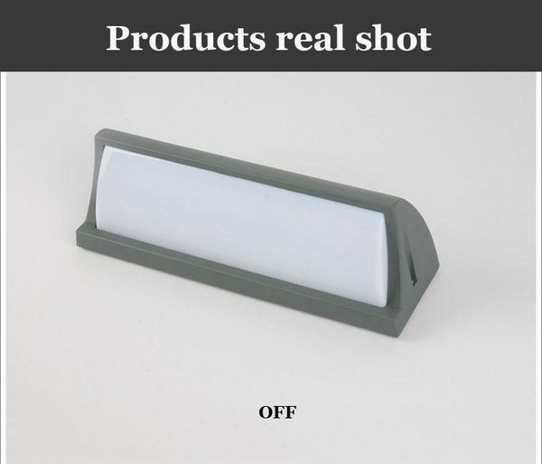 

10pcs outdoor and indoor dual-use wall lamp, pure aluminum waterproof aisle courtyard lights lamps