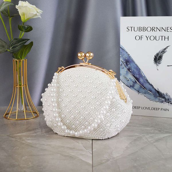 

popular party pearl handbag handmade wedding evening clutch bag