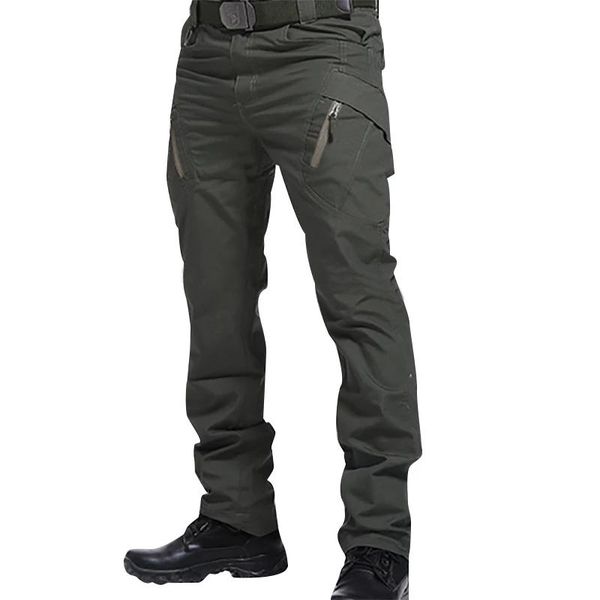 

men's pants tactical men swat combat army trousers outdoor waterproof trekking hiking many pockets cargo, Black