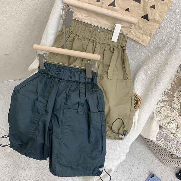 

wholesale girls boys shorts summer cotton fashion kids 3-9 years, Black