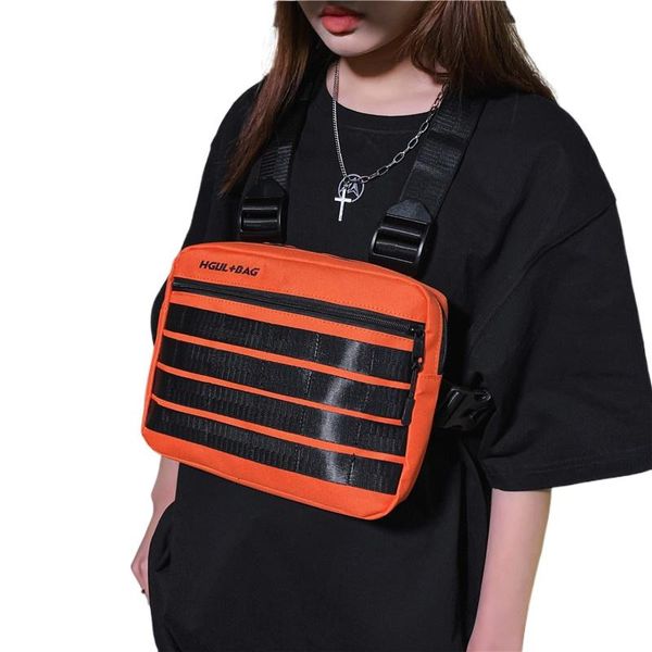 

couple chest bag machine wind work mobile phone change men's tactical backpack
