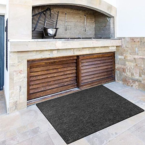 

fireproof fireplace hearth rug non slip protection mat flame resistant pad fire pit blanket home decoration carpets