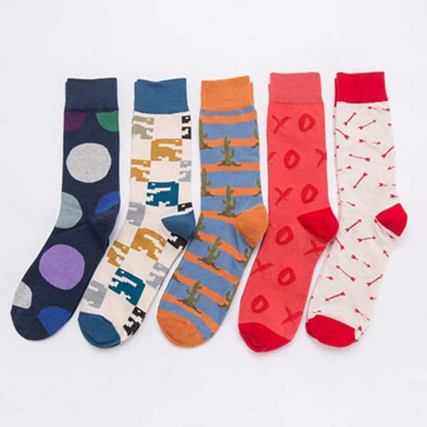 

socks fashion men and women couple personality colorful cycling harajuku checkered hip hop cotton loose streetwear men's, Black