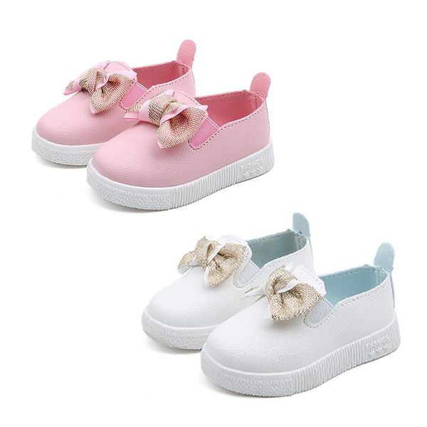 

fashion trainers children shoes girls casual flat kids toddler bowknot autumngirls sneakers111 sneakers, Black;red