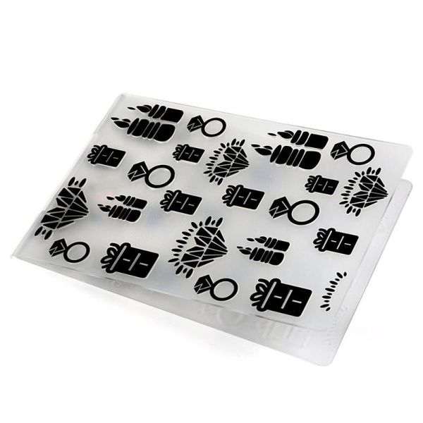 

craft tools love heart birthday candles gift plastic embossing folder template for diy scrapbooking po card decor supplies