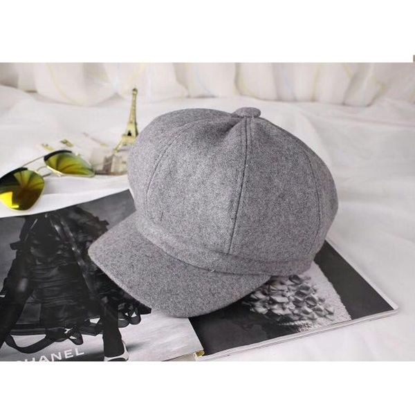 

woolen beret hat for men and women gorras planas vintage boinas cap winter outdoor warm casquette hats caps &, Yellow