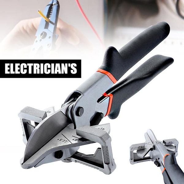 

professional hand tool sets 9 inch electric wire carving cutter 0-135 degrees multi-functionanglescissorsmultianglepvctrunking scissors stoc