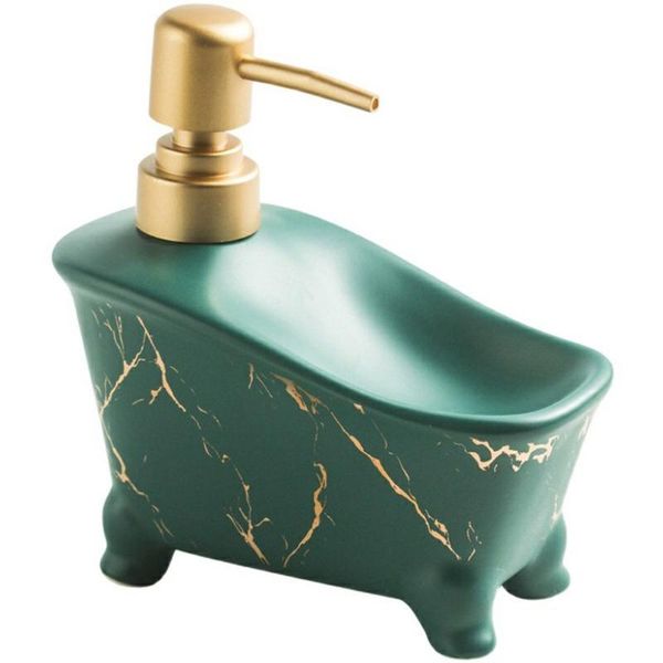 

liquid soap dispenser luxury design ceramic shampoo bottle shower gel refillable brown bath press container