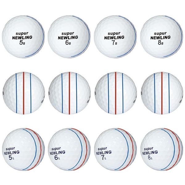 

golf balls 12 pcs supur ling two layers three super long distance ball
