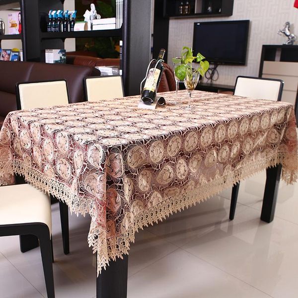 

table cloth simple and fashionable embroidered satin cloth, high-end lace tea