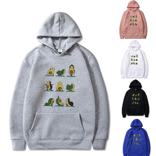 

men's hoodies & sweatshirts trendy brand printed hooded sweatshirt men polyester long-sleeved thick warm pullover women loose casual st, Black